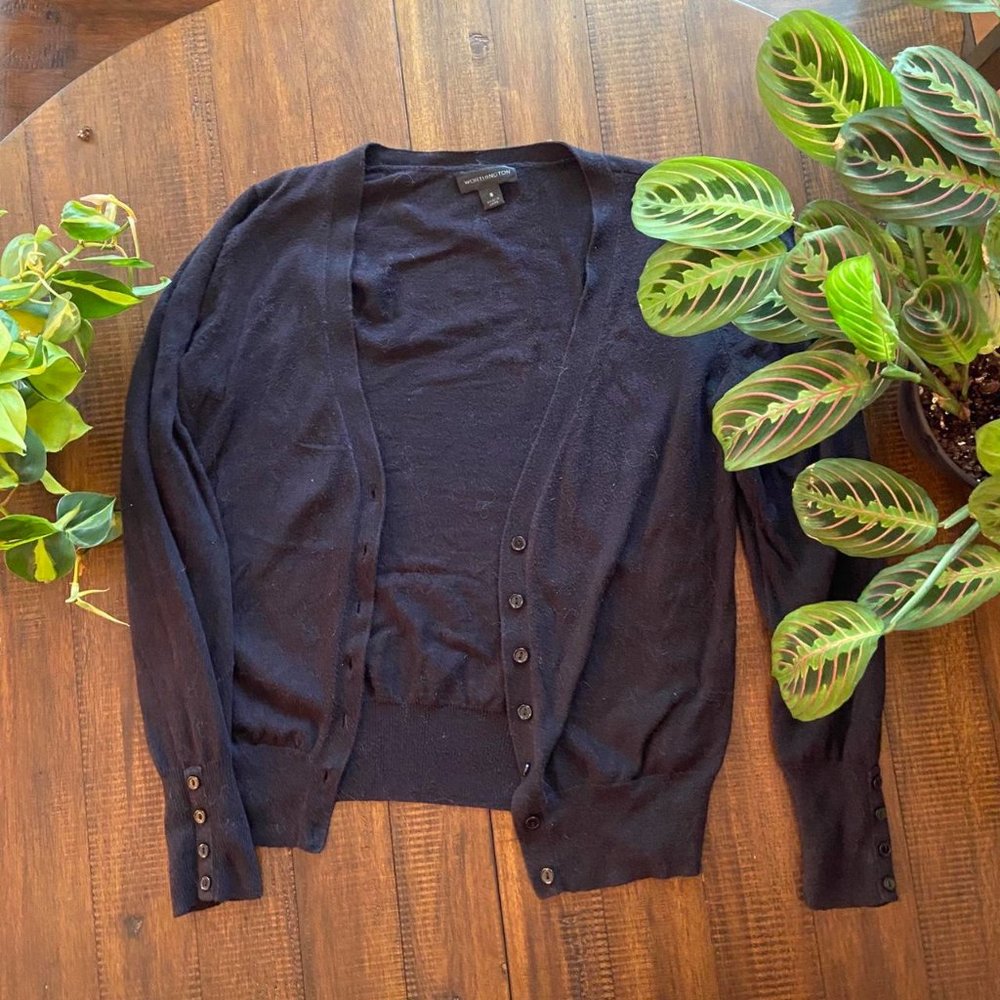 Black Y2K cardigan small